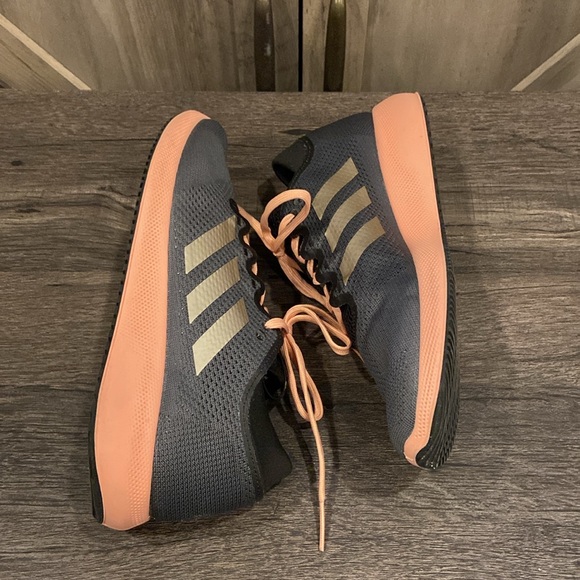 Adidas Women's Gray and Pink Running Shoes 7.5 - Picture 8 of 9